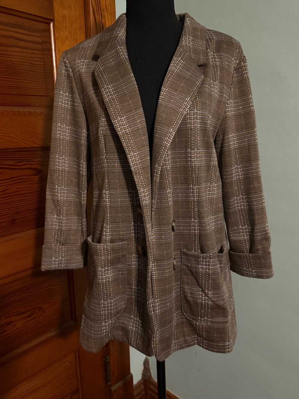 Women’s Maurices Plaid Blazer